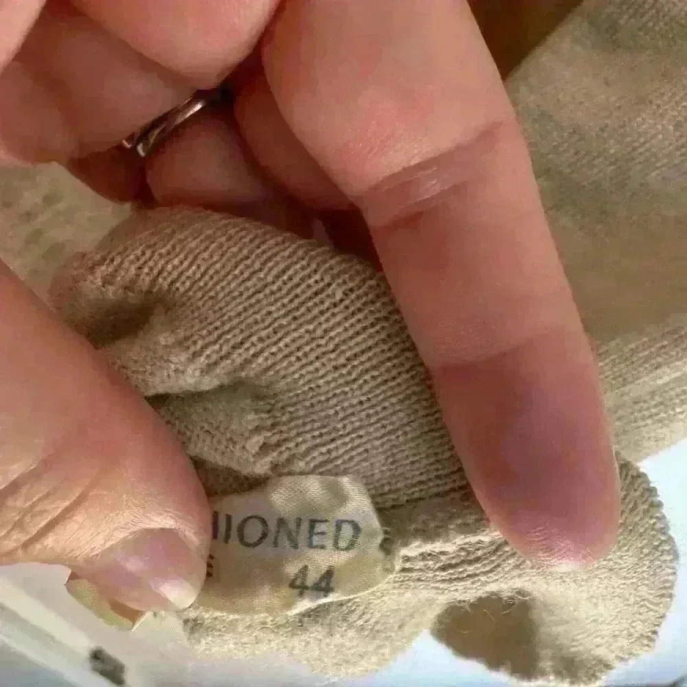 Vintage 1970’s Rare Jean Desses Sweater made in Paris France Brown Wool Cardigan - Picture 8 of 16